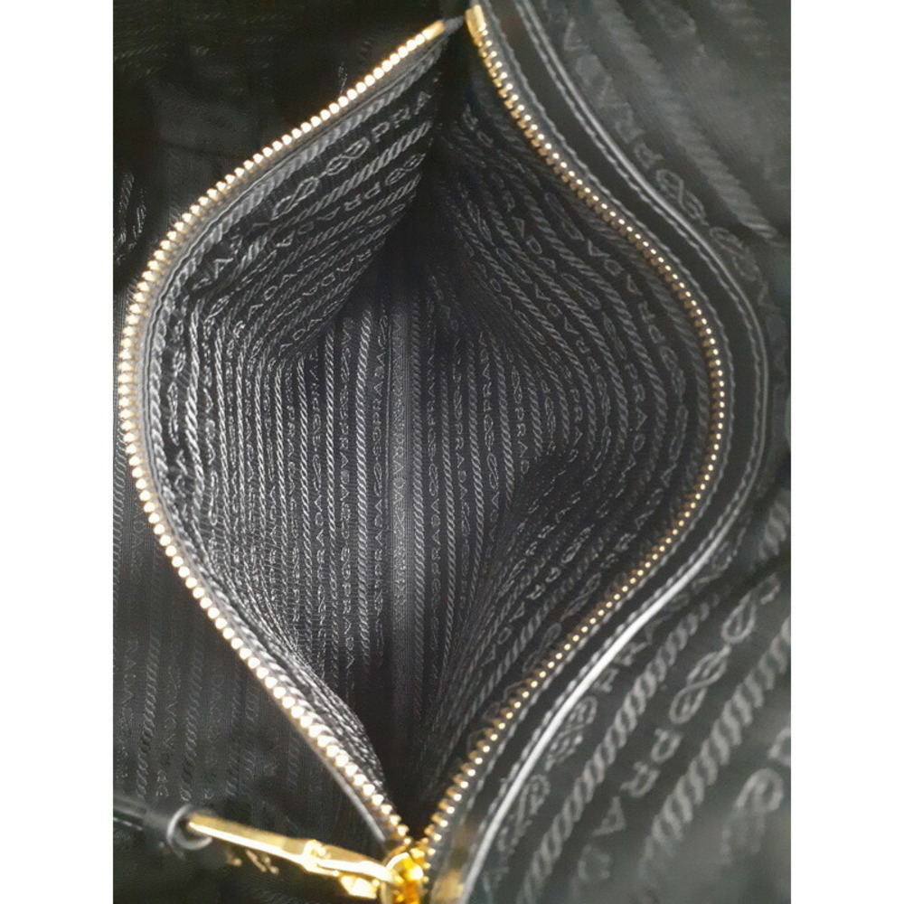 Prada Black Vela Shoulder Bag Tessuto Tote - Picture 5 of 9